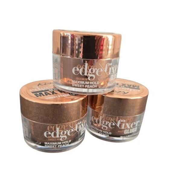 New Sealed Pack of 3 KISS Edge Fixer 24 Hour Max Hold Sweet Peach - Picture 2 of 4
